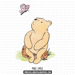 1741 - Winnie the pooh clásico a todo color PNG, JPEG - Clipart de Winnie the pooh. Las aventuras de winnie the pooh clipart svg