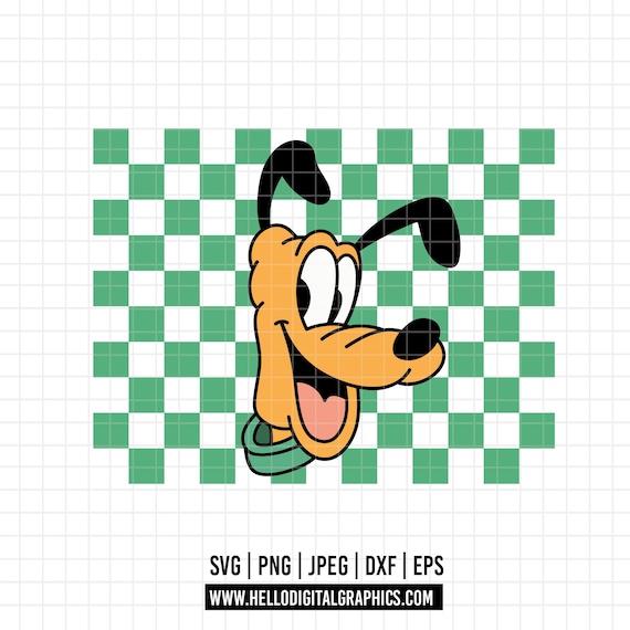 1616 - the Incredible and Classic Pluto SVG, EPS, PNG - Disneeyy