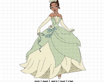 3976 - Princess Tiana in Her Beautiful Green Dress Full Color SVG, DTF, PNG - the Princess and the Frog Clipart Vectorv Svg. Princess Tiana. - Etsy 3976 - Princess Tiana in Her Beautiful Green Dress Full Color SVG, DTF, PNG - the Princess and the Frog Clipart Vectorv Svg. Princess Tiana. - Etsy