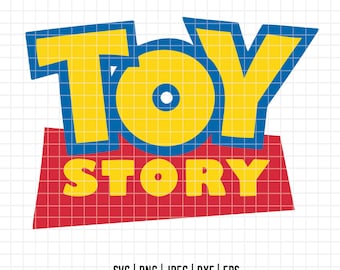 2885 - Toy Story logo SVG, PNG, EPS - Toy Story disneey Buzz and Woody's clipart. Andy's friends. Andys toys forever line art. Love for toys