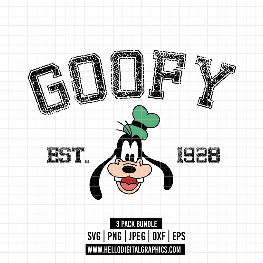 Goofy Name Vector 1610 - Eternal Goofy Pack Bundle SVG, EPS, PNG - Goofy Est. 1928 ...