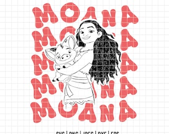 1935 -Moana SVG,PNG,DTF- Disneyy Princess Moana clipart vector, moana vector, moana t-shirt, moana dtf, moana png