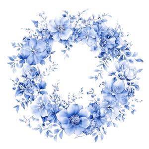 9 cliparts png de couronne de chinoiseries, art floral vintage victorien, fleurs imprimables, cadre de mariage, papeterie, papier de scrapbooking, écusson numérique