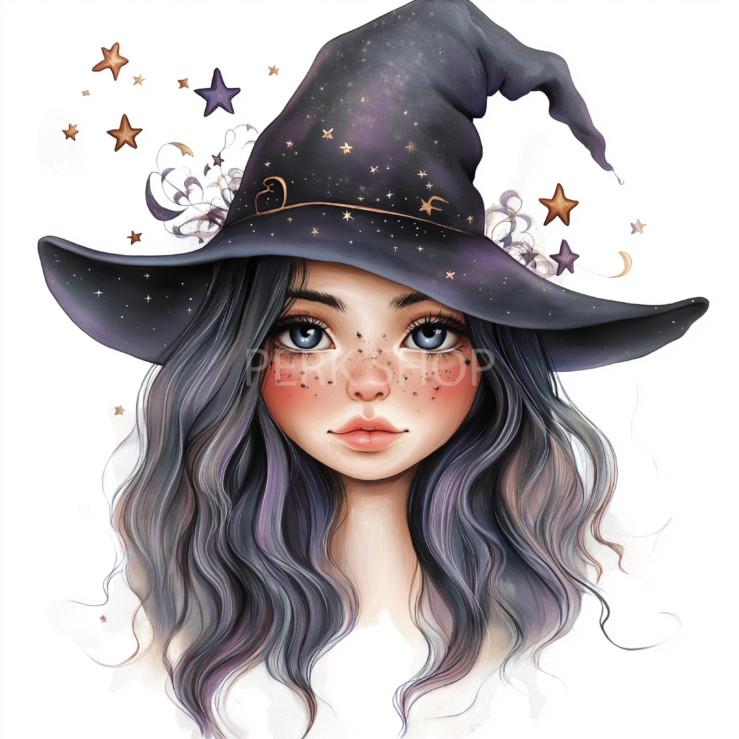 ✨レア✨AROMA Witch @vickisigh 🎨: 🔮💜✨🌙🦇🧹 witch the of season the be Must 12 Girl イヤホン