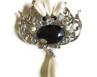 ヴィンテージ ステートメント ビクトリアン リバイバル シルバー