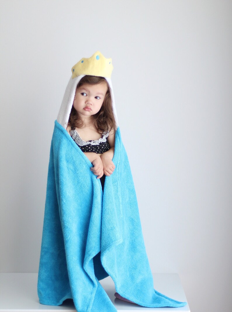Yikes Twins Princess Hooded Towel kids beach baby hoodie bath Etsy