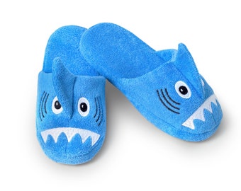 Shark slippers for Adults house slipper shoe comfortable slipper washable slipper cotton baby shark Ships from Texas