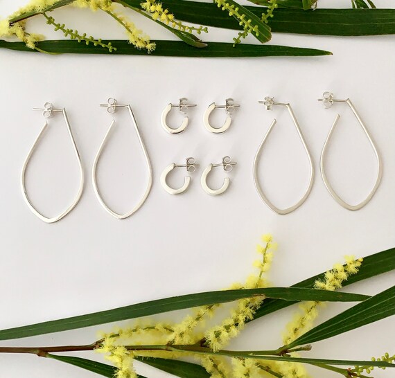 6 Paia Orecchini A Cerchio In Acciaio Inossidabile - Ipoallergenici Per Uomini E Donne - Foto 13