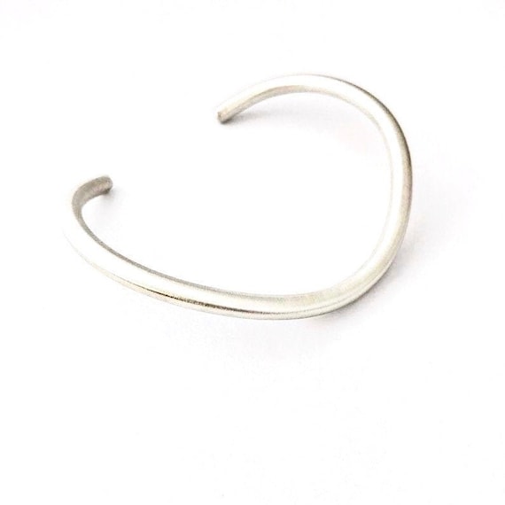 Sterling Silver Cuff With Matt/Brushed Finish, Made In Australia By Ant Haus Designs