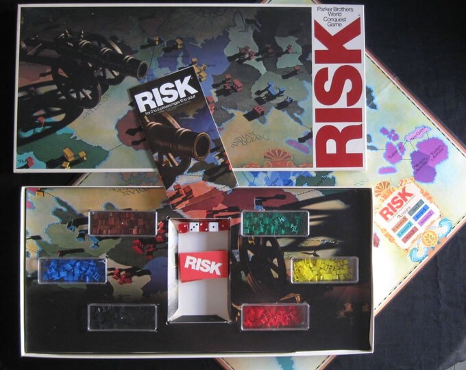 Parker Brothers Risk Board Game 1975 Etsy