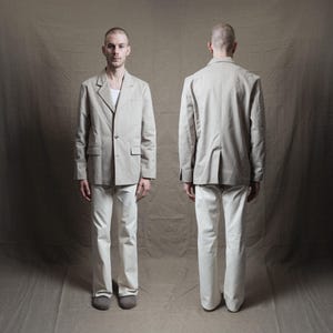 Patron de couture blazer sur mesure pour homme - Inspiré par Raf Simons (téléchargement numérique)