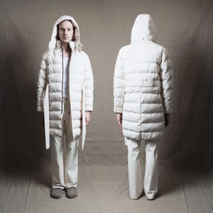 Parka Down Coat Printed Sewing Pattern - mens, women&#39;s, unisex, winter parka down coat, jacket, diy sewing pattern