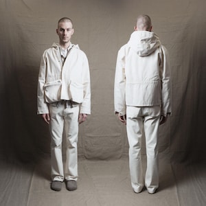 Patrón de costura para cortavientos inspirado en Prada: Chaqueta impermeable unisex (descarga digital, tallas S-XL)