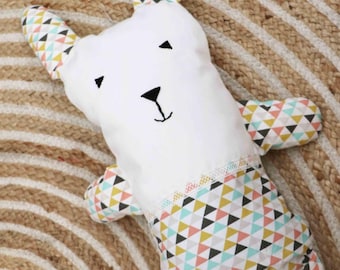 Sleep Doll Plush E-Book, DIY Sleepy Doll Template, Printable Stuffed Toy Pattern, Easy Sewing Project, Instant Download, Kids Bedtime Plush