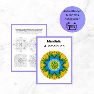 Mandala coloring book to print – For kids and adults. Creative, relaxing, and hand-drawn with love in Procreate
