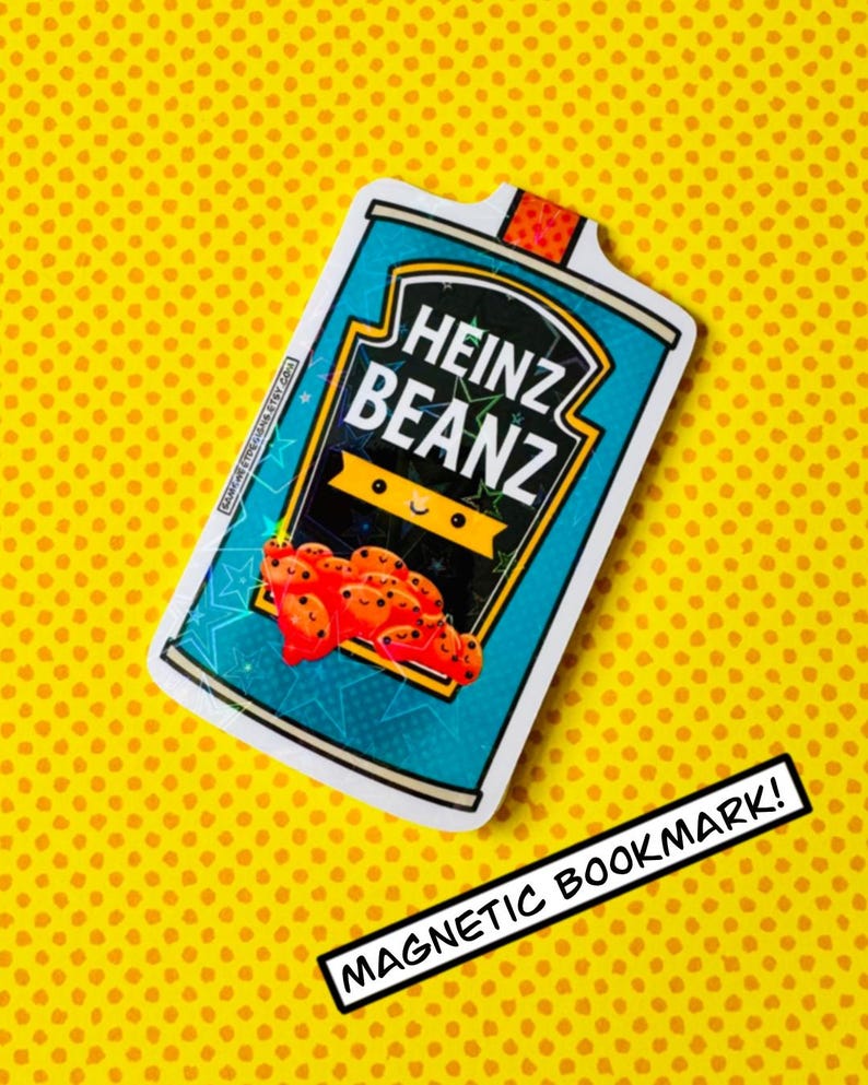Heinz Baked Beans/beanz & Farts Kawaii Magnetic Bookmarks Stickers ...