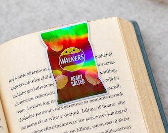 Marcapáginas magnéticos Kawaii Walkers Crisps / Marcadores de página con forma de snack / ¡Muchos sabores!