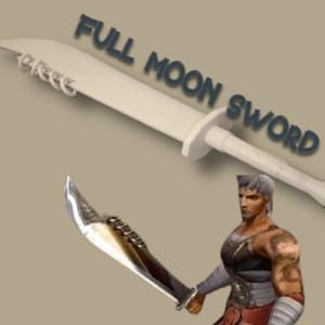 Spada della Luna Piena di Metin2 - arma per cosplay / arma di scena