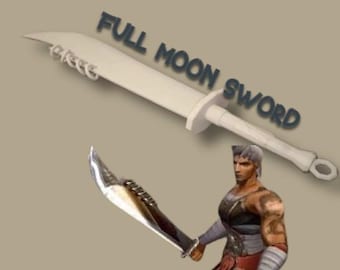 Spada della luna piena di Metin2 • Arma stampata in 3D • Replica del gioco/cosplay di Metin II