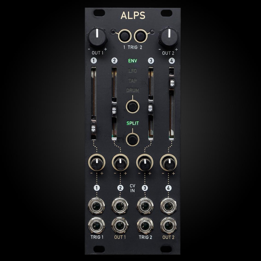 ALPS 10HP Slider Version of Mutable Instruments PEAKS /// Eurorack ...