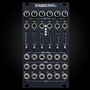 STAGES /// Mutable Instruments /// Eurorack Modular /// Black & Gold Panel