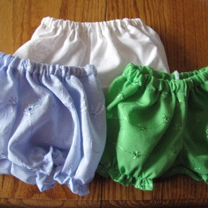 15" doll panties -- Eyelet Panties  --  NEW COLORS