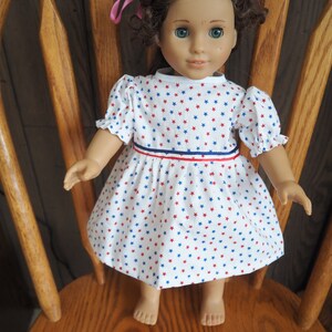 Patriotic Dresses for both 18&quot; and 15&quot; dolls