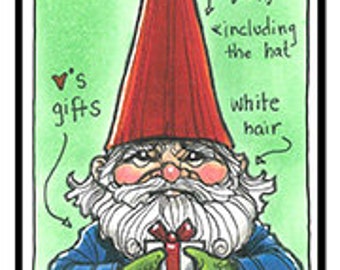 Gnome Gift Tag-Set of 8