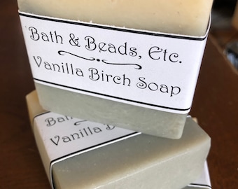 Vanilla Birch Cold Process Soap
