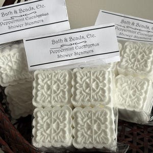 Peppermint Eucalyptus Menthol Shower Steamers Sinus Allergy Relief