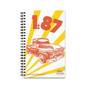 Modelismo, maquetas de coches, carpeta de anillas, cuaderno, forja de detalles, diario en espiral (UE), A5