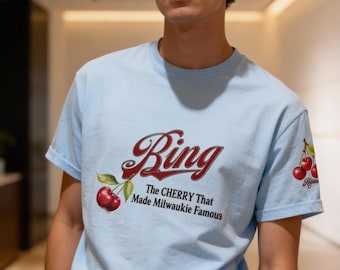 Bing Cherry T-Shirt: Milwaukie Famous Unisex Tee