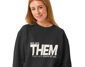 Unisex Garment-Dyed Fleece Crewneck Sweatshirt — We Are THEM