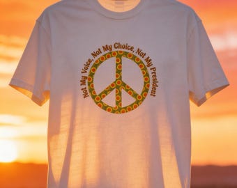 Not My President Tee: Resistance Cotton Unisex Shirt