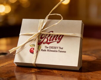 Celebrate Milwaukie’s Heritage: Unique Bing Cherry-Inspired Notecards