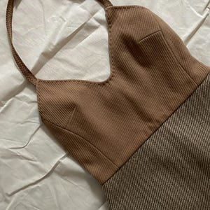 Miu Miu fall/winter 2000 wool halter neck dress