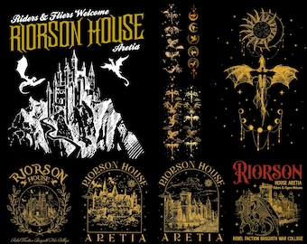 Casa de Xaden Riorson PNG, Diseños de camisetas del Cuarto Ala, Tormenta de ónix PNG, Violeta Sorrengail, Jinete de dragón libresco PNG, Llama de hierro PNG