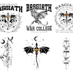 13 Fourth Wing Png, Basgiath War College Png Bundle, Dragon Rider, Xaden Riorson, Violet Sorrengail, Riders Quadrant, YA Book Lover