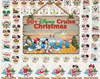 Bundle Disney Cruise Weihnachten PNG, Verry Merrytime Cruise Png, Maus und Freunde Kreuzfahrt Weihnachten Png, Familie Weihnachten Png, Disney Urlaub PNG