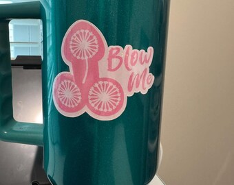 Blow Me waterproof holographic sticker