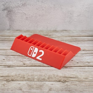 Switch 2 Game Cartridge Stand: Holds 12 Nintendo Game Cards – Compact Display & Storage Dock