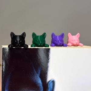 Adorable Cat Bookmarks – Fun Page Marker for Book Lovers, Cute and Colourful, Perfect for Cat Fans, Black Cat Bookmark , Cat Lovers Bookmark