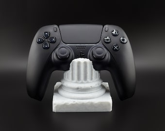 Roman Pillar PS5 Controller Stand | Ancient Column Gaming Holder | Desk Display Stand | Multiple Colours