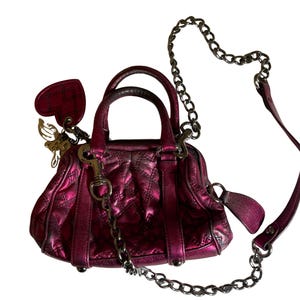 Dolce and Gabbana Miss Easy Way metallic pink quilted leather handbag with chain strap