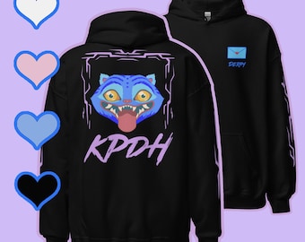 Kpop Demon Hunters 'Derpy' Blue Tiger Hoodie