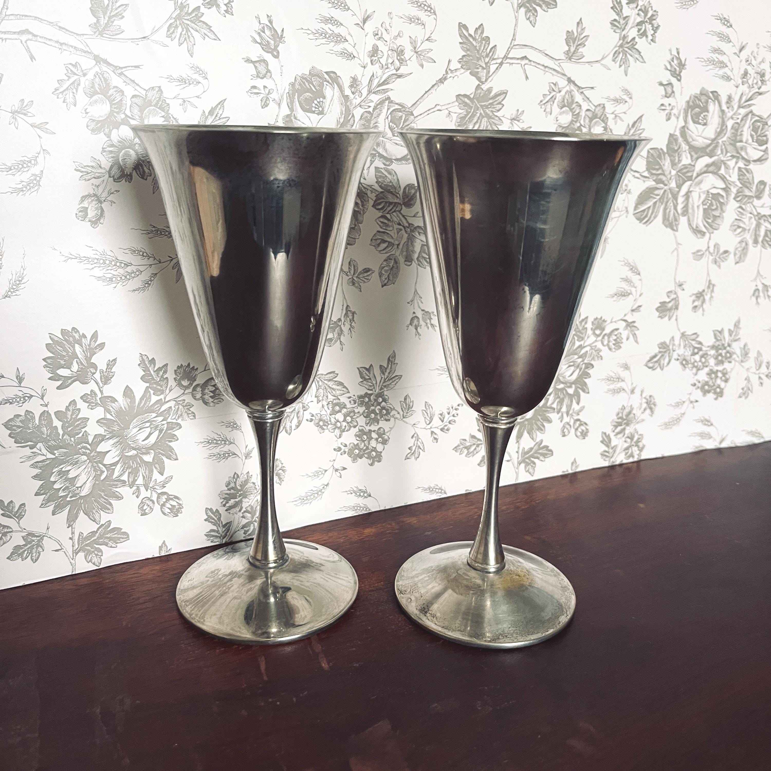 Silver Goblet Set - Etsy display picture 1
