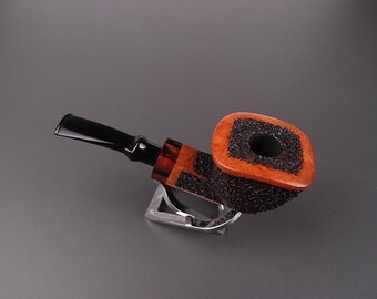 Rustieke Monster Briar tabakspijp 9 mm – Handgemaakt door kpt. Albin