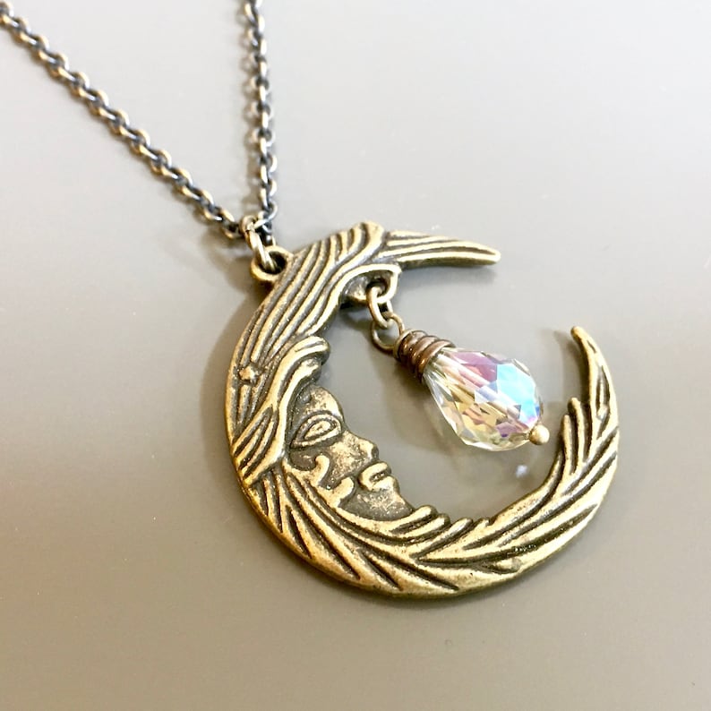 collier homme lune collier homme lune
