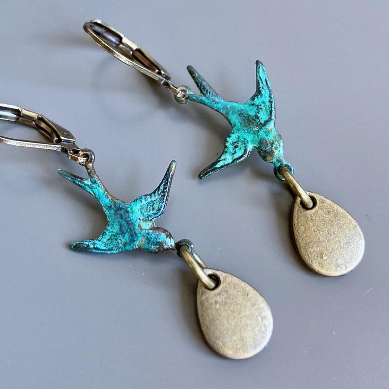 Verdigris Earrings main image 1