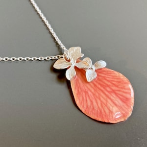 pc necklace pendant flowers beads gift OOAK birthday Christmas handmade jewelry